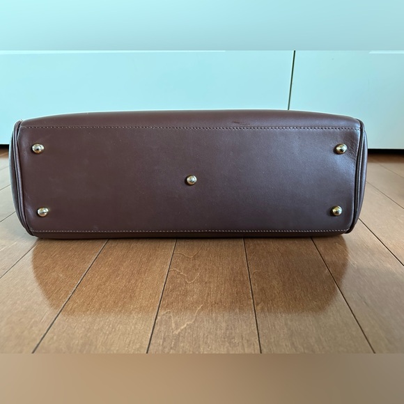 Poppy Barley Coworker Leather Tote in Brown - Picture 5 of 6